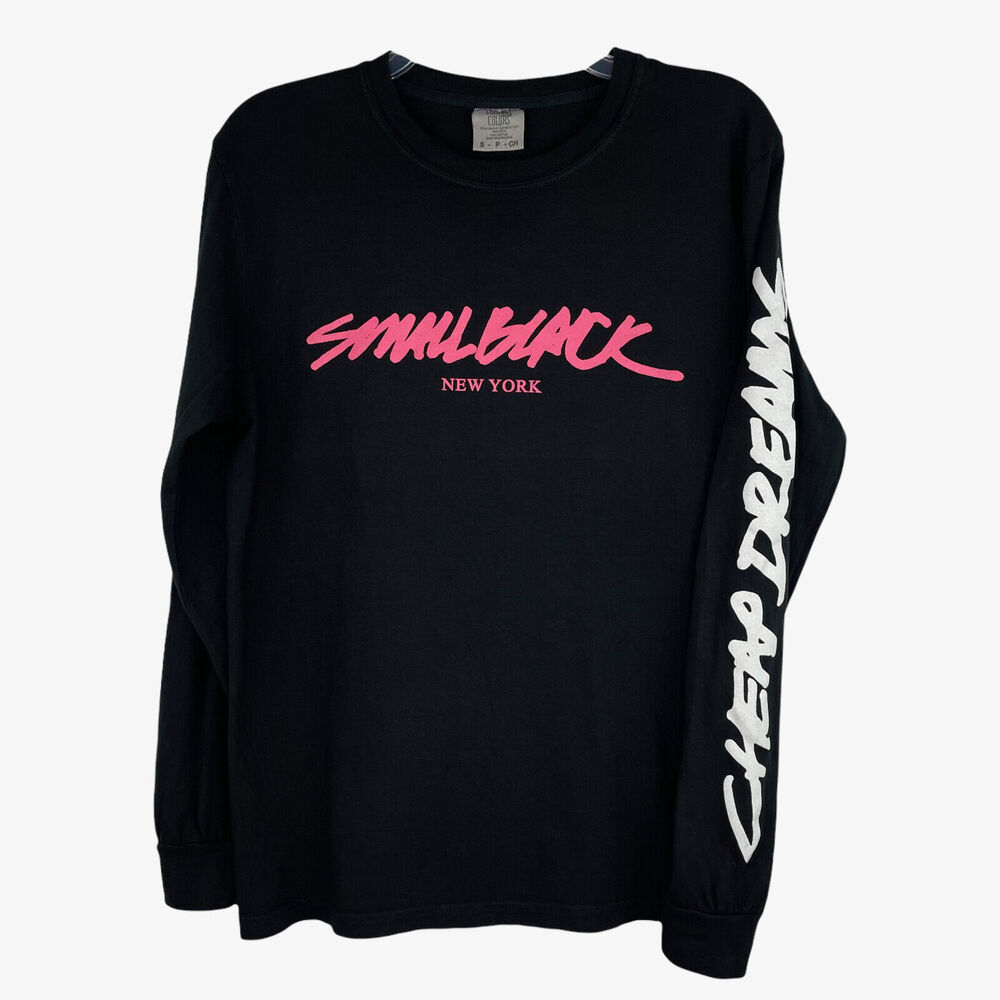 Small Black Cheap Dreams Long Sleeve Band Tour T-Shirt Men's S
